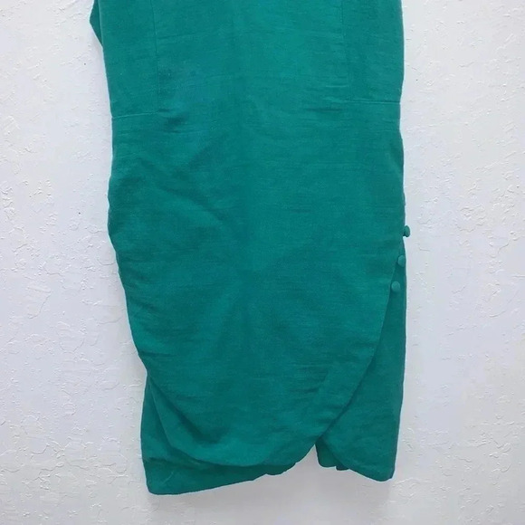 Urban Outfitters Imani Linen Tulip Mini Dress Size Small - Picture 4 of 6